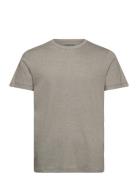 Slhaspen Mini Str Ss O-Neck Tee Noos Tops T-Kortærmet Skjorte Khaki Green Selected Homme