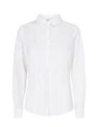 Sc-Netti Tops Shirts Long-sleeved White Soyaconcept