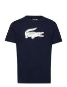 Tee-Shirt&Turtle Neck Tops T-Kortærmet Skjorte Navy Lacoste