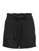 Mlnewbethune Woven Shorts A. Bottoms Shorts Black Mamalicious