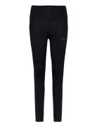 Flattering High Waist Tights Sport Running-training Tights Black Röhnisch