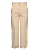 Rodebjer Emy Bottoms Trousers Straight Leg Beige RODEBJER
