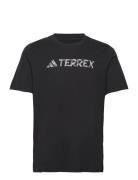 Tx Logo Tee Sport T-Kortærmet Skjorte Black Adidas Terrex