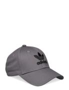 Adicolor Classic Trefoil Baseball Cap Sport Headwear Caps Grey Adidas Originals