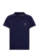 Custom Slim Fit Terry Polo Shirt Tops Polos Short-sleeved Navy Polo Ralph Lauren
