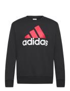 Essentials French Terry Big Logo Sweatshirt Sport Sweatshirts & Hoodies Sweatshirts Black Adidas Sportswear