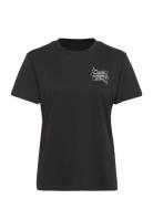Brand Love Graphic T-Shirt Sport T-shirts & Tops Short-sleeved Black Adidas Sportswear