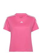 Tr-Es 3S T Sport T-shirts & Tops Short-sleeved Pink Adidas Performance