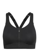 Tlrdim Lux Zip Sport Bras & Tops Sports Bras - All Black Adidas Performance