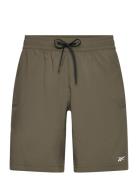 Wor Woven Short Sport Shorts Sport Shorts Khaki Green Reebok Performance