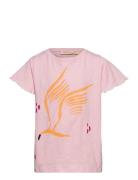 Sghelen Crane Ss Tee Tops T-Kortærmet Skjorte Pink Soft Gallery