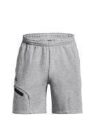 Ua Unstoppable Flc Shorts Sport Shorts Sport Shorts Grey Under Armour