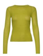 Precillars Knit Blouse Tops Knitwear Jumpers Green Résumé