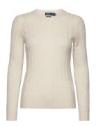 Cable-Knit Cashmere Sweater Tops Knitwear Jumpers Cream Polo Ralph Lauren