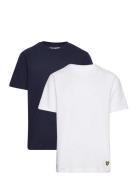 2 Pack Ss Lounge T-Shirt Tops T-Kortærmet Skjorte Navy Lyle & Scott Junior