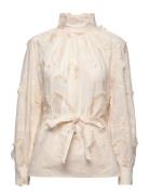 Davina - Blooming Fringes Tops Blouses Long-sleeved Cream Day Birger Et Mikkelsen