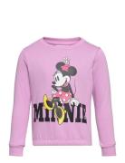 Nmfjuf Minnie Sweat Bru Noos Wdi Tops Sweatshirts & Hoodies Sweatshirts Pink Name It