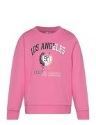 Vmcollegebrenda Ls Sweat Jrs Girl Tops Sweatshirts & Hoodies Sweatshirts Pink Vero Moda Girl