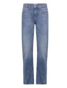 Low Rise Straight Bottoms Jeans Straight-regular Blue Calvin Klein Jeans