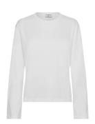 Cotton Longsleeve Top Tops T-shirts & Tops Long-sleeved White Filippa K