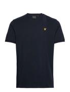Panelled Tshirt Tops T-Kortærmet Skjorte Navy Lyle & Scott