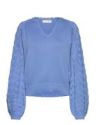 Belle Sweater Tops Knitwear Jumpers Blue ODD MOLLY