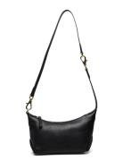 Leather Small Kassie Convertible Bag Bags Small Shoulder Bags-crossbody Bags Black Lauren Ralph Lauren
