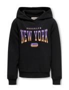 Kognewmindy L/S Hood Swt Tops Sweatshirts & Hoodies Hoodies Black Kids Only