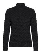 Slfnancy Ls Roll Neck Top Tops T-shirts & Tops Long-sleeved Black Selected Femme