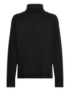 Sweater With High Neck Tops Knitwear Turtleneck Black Coster Copenhagen