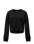Kogmaya L/S Short O-Neck Swt Tops Sweatshirts & Hoodies Sweatshirts Black Kids Only