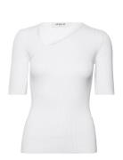 Mschalvina Ss Tee Tops T-shirts & Tops Short-sleeved White MSCH Copenhagen