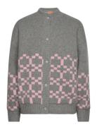 Tino, 1860 Padded Dry Heavy Knit Tops Knitwear Cardigans Grey STINE GOYA