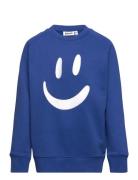 Mike Tops Sweatshirts & Hoodies Sweatshirts Blue Molo