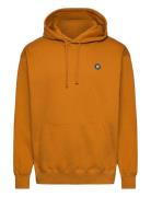 Cass Patch Hoodie Tops Sweatshirts & Hoodies Hoodies Orange Double A By Wood Wood