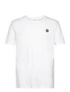 Ace Badge T-Shirt Gots Tops T-Kortærmet Skjorte White Double A By Wood Wood