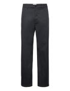 Silas Classic Trousers Bottoms Trousers Chinos Black Double A By Wood Wood