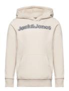 Jorlakewood Sweat Hood Bf Jnr Tops Sweatshirts & Hoodies Hoodies Cream Jack & J S