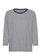 Women T-Shirts 3/4 Sleeve Tops T-shirts & Tops Long-sleeved Navy Esprit Casual