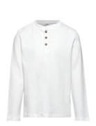 Butt D Long Sleeve T-Shirt Tops T-shirts Long-sleeved T-Skjorte White Mango