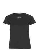 Soft Basic Maternity Short Sleeve Sport T-shirts & Tops Short-sleeved Black AIM'N