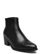 Biacarol Zip Boot Crust Shoes Boots Ankle Boots Ankle Boots With Heel Black Bianco