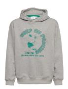 Tnhoward Os Hoodie Tops Sweatshirts & Hoodies Hoodies Grey The New