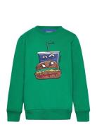 Tnheat Sweatshirt Tops Sweatshirts & Hoodies Sweatshirts Green The New
