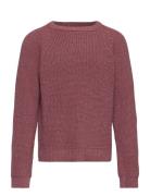 Tnheather Glitter Pullover Tops Knitwear Pullovers Brown The New