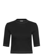 Bram - Heavy Rib Tops T-shirts & Tops Short-sleeved Black Day Birger Et Mikkelsen
