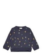 Dragon Sweatshirt Baby Tops Sweatshirts & Hoodies Sweatshirts Navy Müsli By Green Cotton