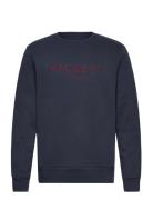Heritage Crew Tops Sweatshirts & Hoodies Sweatshirts Navy Hackett London