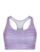 Flattering Printed Sportsbra Sport Bras & Tops Sports Bras - All Purple Röhnisch