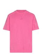 All Szn Washed T-Shirt Kids Sport T-Kortærmet Skjorte Pink Adidas Performance